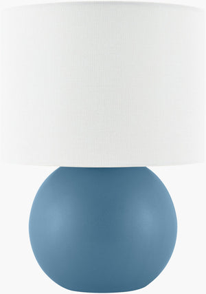 Livabliss Elio Ceramic Table Lamp with Linen Shade Warm Ambient Glow for Bedroom or Living Room ELI-025