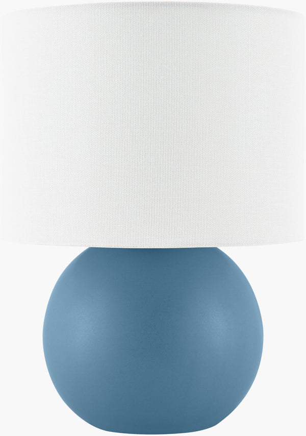 Livabliss Elio Ceramic Table Lamp with Linen Shade Warm Ambient Glow for Bedroom or Living Room ELI-025