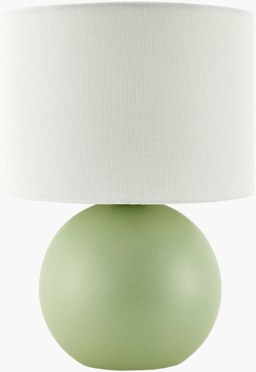 Livabliss Elio Ceramic Accent Lamp with Linen Shade for Bedroom or Living Room Ambiance ELI-026