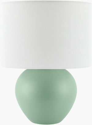 Livabliss Elio Ceramic Table Lamp with Linen Shade for Warm Ambient Bedside Lighting ELI-028