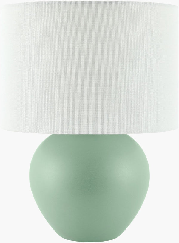 Livabliss Elio Ceramic Table Lamp with Linen Shade for Warm Ambient Bedside Lighting ELI-028