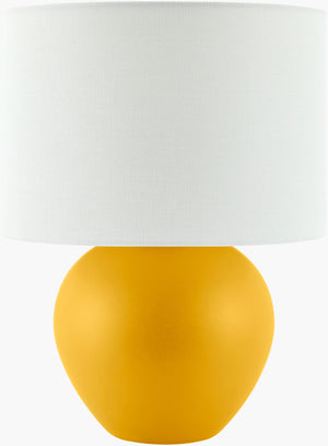Livabliss Elio Ceramic Base Table Lamp with Linen Shade for Bedroom or Entryway Ambiance ELI-029