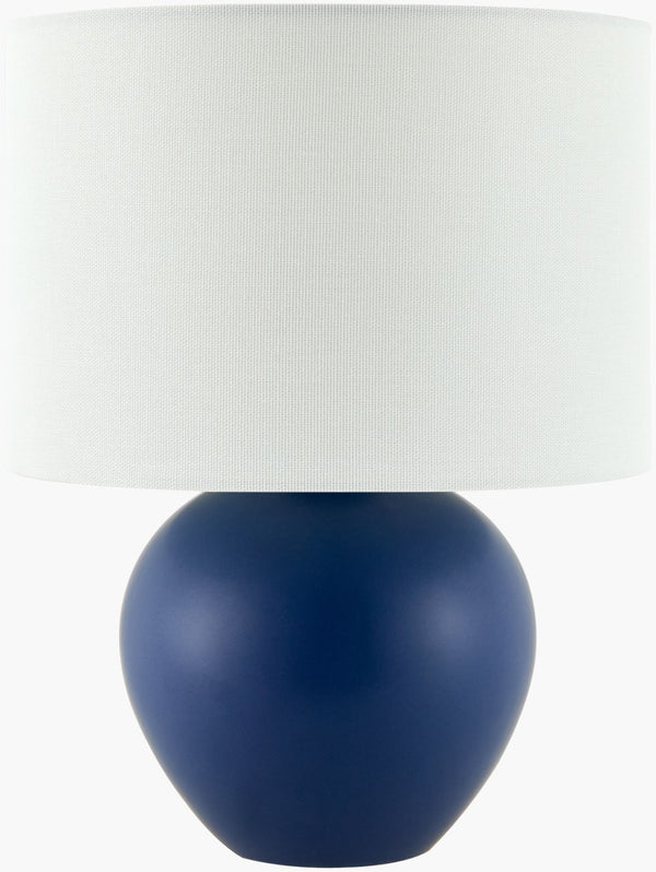 Livabliss Elio Ceramic Table Lamp with Linen Shade for Warm Ambient Bedroom Lighting ELI-034