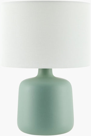 Livabliss Elio Ceramic Base Accent Lamp with Woven Jute Shade for Bohemian Bedside Decor ELI-035