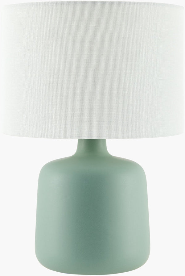 Livabliss Elio Ceramic Base Accent Lamp with Woven Jute Shade for Bohemian Bedside Decor ELI-035