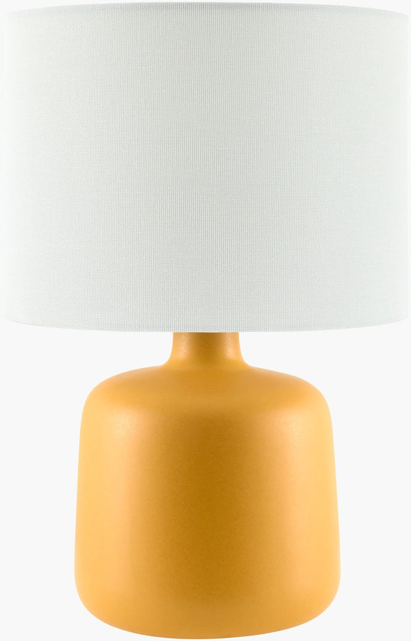 Livabliss Elio Ceramic Body Accent Lamp with Natural Jute Shade for Bedroom or Living Room ELI-036