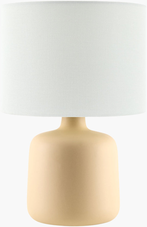 Livabliss Elio Ceramic Base Table Lamp with Woven Jute Shade for Warm Ambient Lighting ELI-038