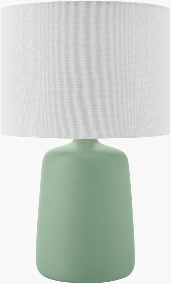 Livabliss Elio Ceramic Base Table Lamp with Linen Shade for Bedside or Living Room ELI-042