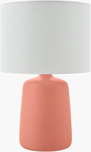 Livabliss Elio Ceramic Table Lamp with Linen Shade Warm Soft Glow for Bedside or Entryway ELI-044