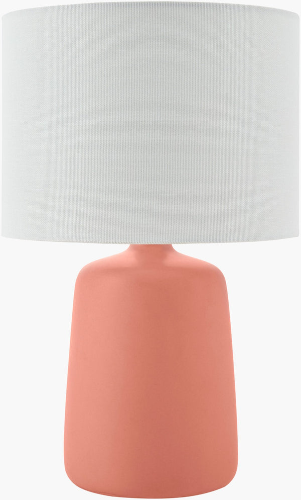 Livabliss Elio Ceramic Table Lamp with Linen Shade Warm Soft Glow for Bedside or Entryway ELI-044
