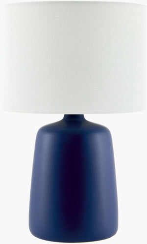 Livabliss Elio Ceramic Table Lamp with Linen Shade for Bedroom Living Room Traditional Decor ELI-048