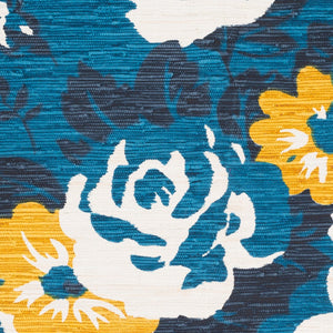 Surya Elaine 8' X 11' Handmade Cotton Rug - Rustic Charm For Cozy Decor, Durable & Inviting Style Blue Cotton Eli3088-811