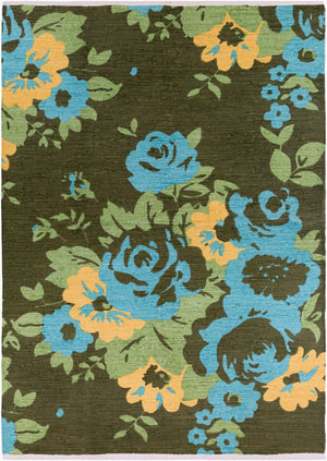 Surya Elaine 8' X 11' Handmade Cotton Rug - Rustic Charm For Cozy Decor, Durable & Inviting Style Sage Cotton Eli3089-811