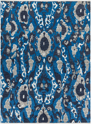 Surya Elaine 8' X 11' Handmade Cotton Rug - Rustic Charm For Cozy Decor, Durable & Inviting Style Blue Cotton Eli3099-811