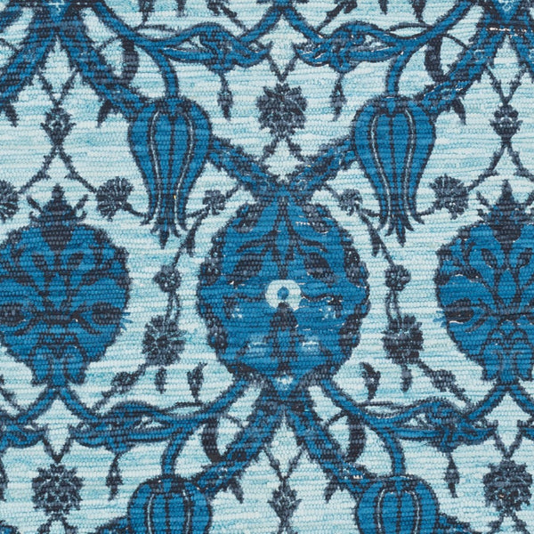 Surya Elaine 8' X 11' Handmade Cotton Rug - Rustic Charm For Cozy Decor, Durable & Inviting Style Blue Cotton Eli3101-811