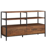 Elouise Rustic Brown TV Stand Console Table