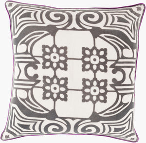 Surya Eleonore 18" Accent Pillow - Classic Cotton-linen Blend Decor For Elegant Home Spaces, India Made Ivory Linen,Cotton Eln001-2222p