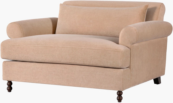 Surya Elowena Oversized Low Profile Accent Chair with Dense Foam Seat for Living Room ELOW001-305441
