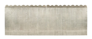 Hooker Furniture Melange Mackenna Mango Wood Two-Door Chest With German Silver Foil Finish, Textured Parisian Elegance 628-85126-92