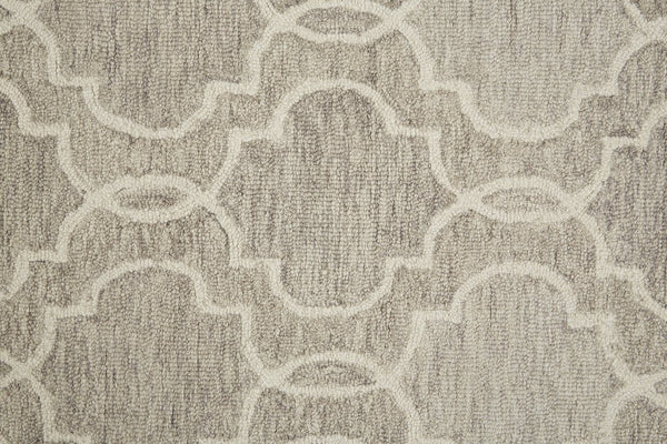 Feizy Rugs Belfort Hand-tufted Wool Rug: Elegant Transitional Designs For Timeless Home Décor Style Gray,Ivory Wool 8698775flgy000f00