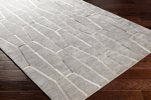 Eloquent ELQ-2300 12' x 15' Handmade Rug ELQ2300-1215  Light Gray, Beige, Medium Gray Surya