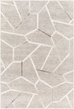 Eloquent ELQ-2306 8'10" x 12' Handmade Rug ELQ2306-81012  Light Gray, Light Beige, Medium Gray, Black Surya