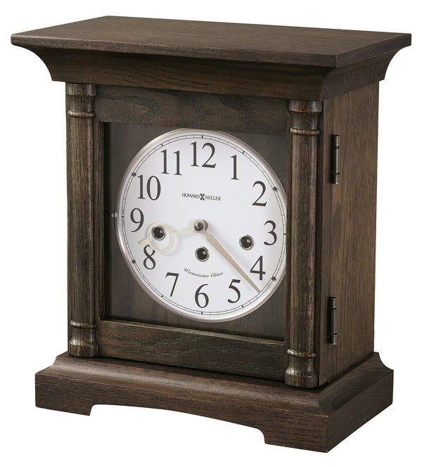 Hekman Furniture 630280 Elegant Burnished Oak Mantel Clock With Westminster Chime, Classic Design & Precision Craftsmanship Burnished Oak Pike Mantel Clock 630280