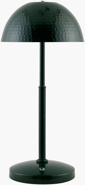 Livabliss Elvas Arts and Crafts Table Lamp with Felt Shade Metal Base for Nightstand or Console ELV-003