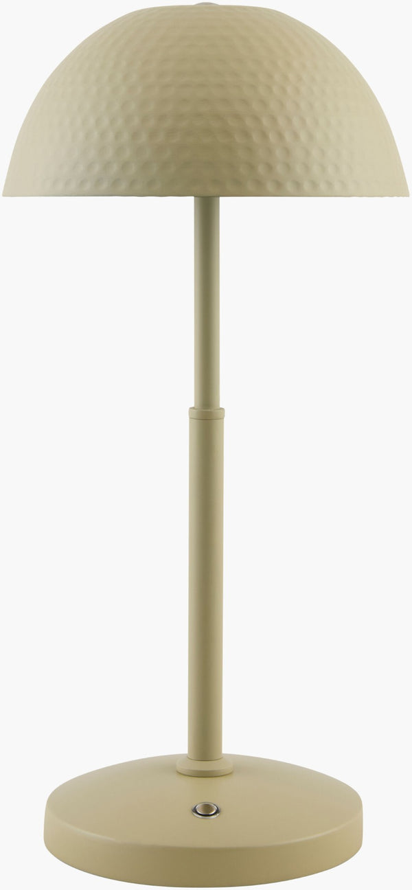 Livabliss Elvas Arts and Crafts Cordless Accent Lamp Felt Metal Build for Nightstand or Console ELV-005