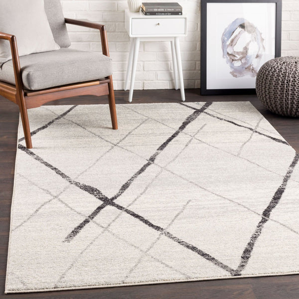 Livabliss Elaziz Geometric Polypropylene Area Rug Machine Woven Modern Accent for Compact Spaces ELZ2323-23