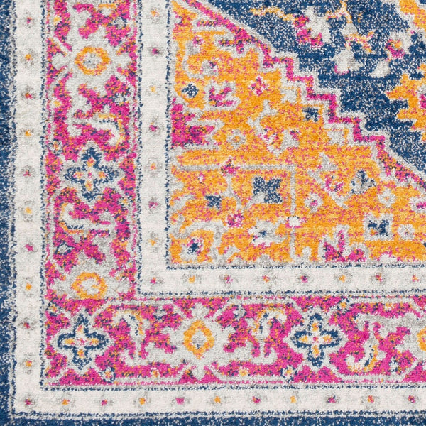 Livabliss Elaziz Traditional Turkish Polypropylene Area Rug Medium Pile Entryway Accent Fuchsia, Orange 2'7" x 7'7" ELZ2330-2776