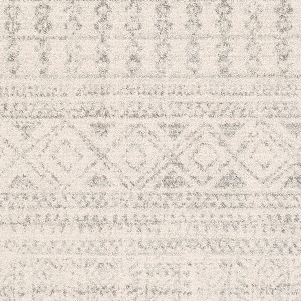 Livabliss Elaziz Moroccan Geometric Polypropylene Rug for Entryways Bold Global Pattern Floor Accent Gray, Light Gra 2'7" x 7'7" ELZ2354-2776