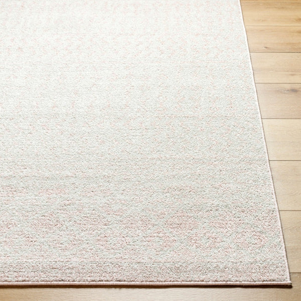 Livabliss Elaziz Moroccan Geometric Polypropylene Area Rug for Entryway Bathroom or Bedroom Blush, Light Gr 2' x 2'11" ELZ2358-23