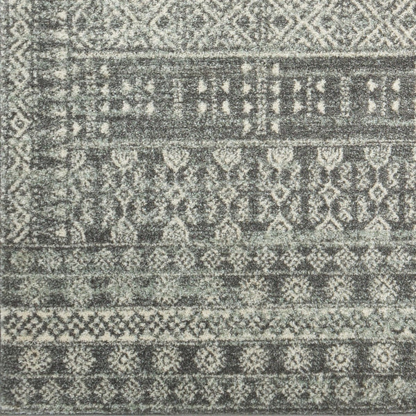 Livabliss Elaziz Geometric Polypropylene Accent Rug Low Profile Entryway and Bathroom Mat ELZ2363-23