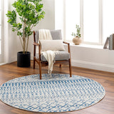 Elaziz ELZ-2368 7'10" x 7'10" Machine Woven Rug ELZ2368-710RD Livabliss Surya