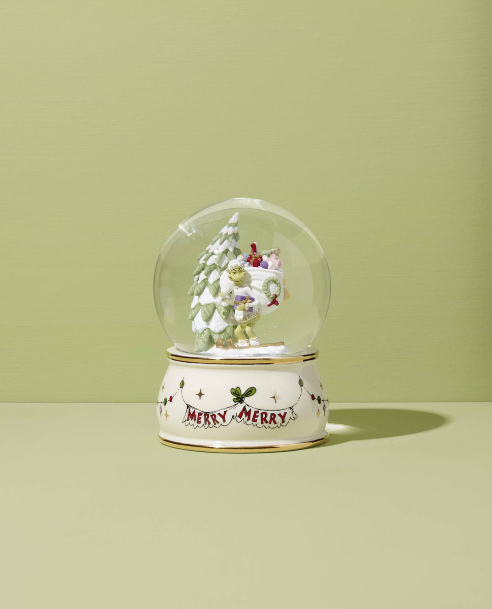 Lenox The Grinch Snow Globe Ivory, NO COLOR PORCELAIN 896327