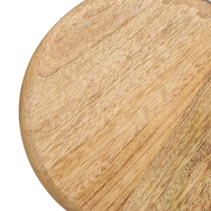 English Elm Christopher Knight Home® - CUBE Handcrafted Mango Wood Hurricane Candle Holder with Gold Accents, Tempered Glass, Boho Charm 72063.00