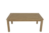 Coastal Teak Rectangular Coffee Table SW5501-CT Sunset West