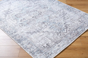 Livabliss Embrace Flatweave Polyester Area Rug Machine Woven in Turkey for High Traffic Rooms Ivory, Light Gr 8'10" x 12' EMA2303-81012