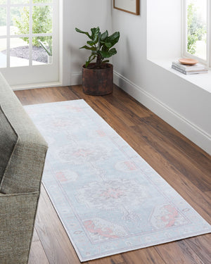 Livabliss Embrace Flatweave Polyester Area Rug Woven in Turkey for Living and Dining Rooms Denim, Burnt Or 7'10" x 10' EMA2307-71010