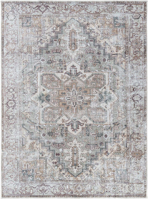 Livabliss Embrace Flatweave Polyester Accent Rug Turkish Woven for Entryways and High Traffic Zones Light Beige, Sa 2' x 2'11" EMA2308-2211