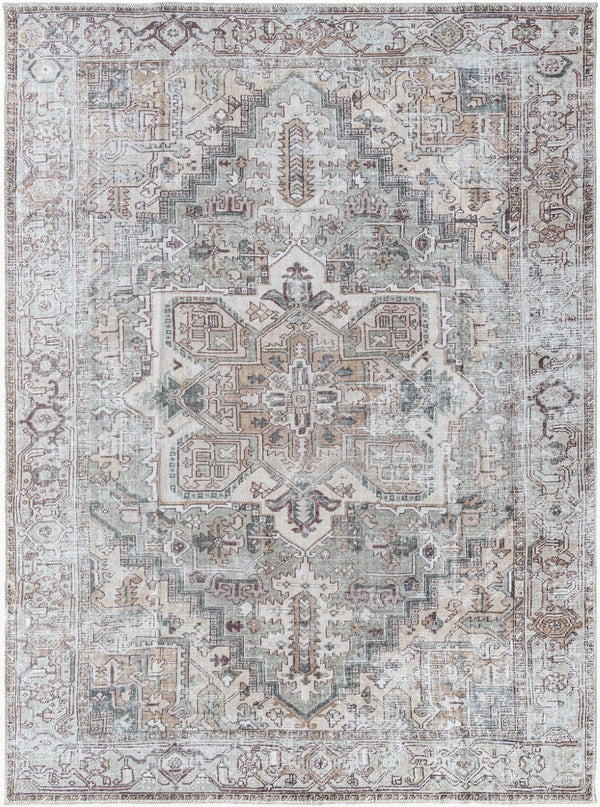 Livabliss Embrace Flatweave Polyester Accent Rug Turkish Woven for Entryways and High Traffic Zones Light Beige, Sa 2' x 2'11" EMA2308-2211