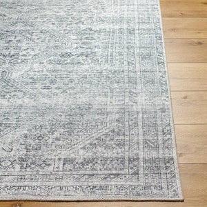 Livabliss Embrace Flatweave Polyester Area Rug Machine Woven in Turkey for High Traffic Rooms Slate, Pale Blu 7'10" x 10' EMA2312-71010