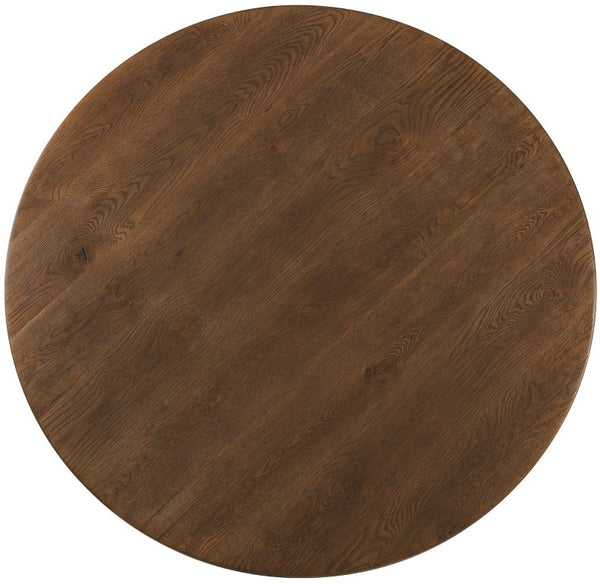 Hooker Furniture Driftwood Round Cocktail Table With Buckboard Finish, Oak Construction, Rustic Distressed Charm For Living Rooms Medium Wood 6820-80211-85