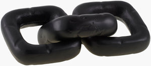 Surya Sherman Decorative Aluminum Sculpture – 2"H X 12"W Minimalist Modern Accent For Chic Home Decor Black Aluminum Emh003-2125