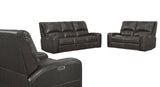 Parker House Parker Living Swift - Twilight Power Reclining Sofa Loveseat and Recliner Twilight Top Grain Leather with Match (X) MSWI-321PH-TWI
