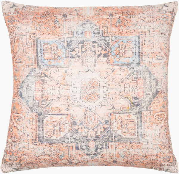 Livabliss Emily Jean Square Accent Pillow Handcrafted Polyester Traditional Pattern Outdoor Ready EMJ001-2222P