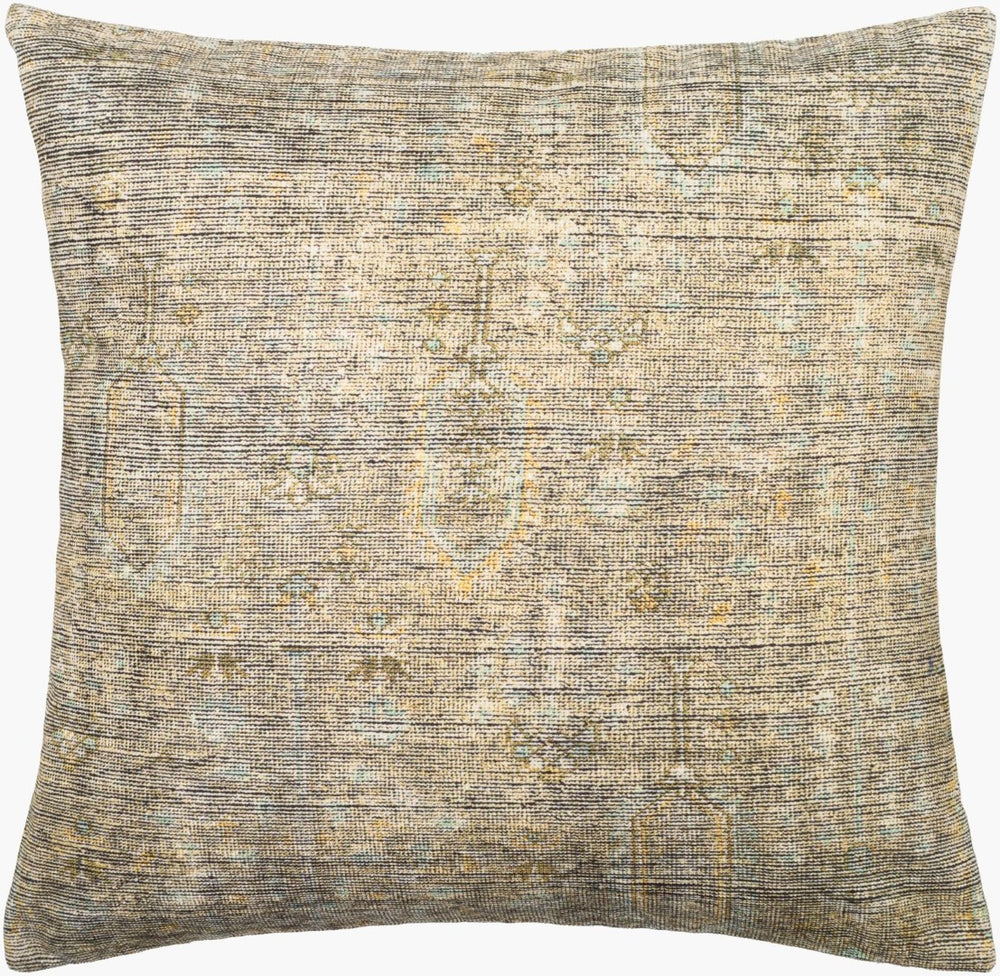 Livabliss Emily Jean Square Polyester Accent Pillow Traditional Pattern for Sofas and Outdoor Seating EMJ003-2020D