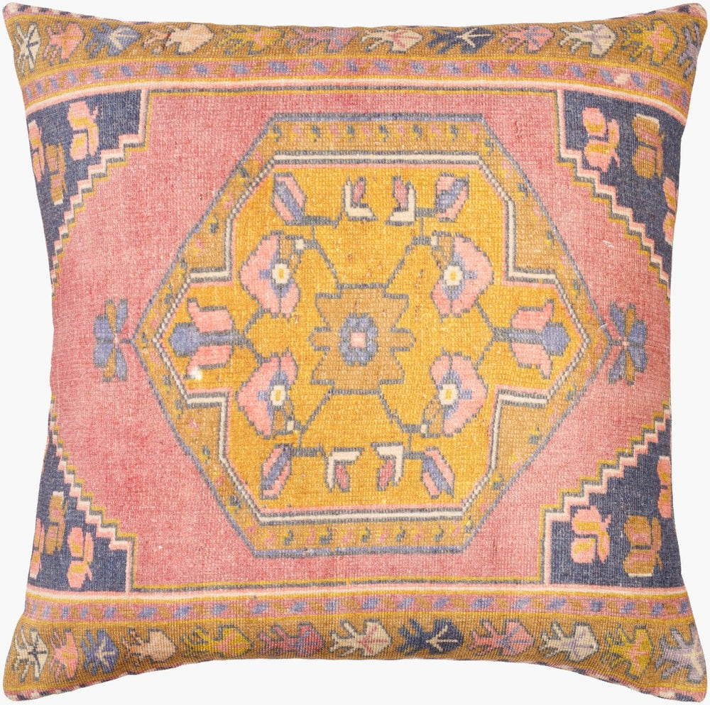 Livabliss Emily Jean Square Accent Pillow Artisan Woven Polyester for Sofa Patio or Armchair EMJ007-1818D
