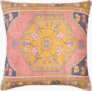 Livabliss Emily Jean Square Accent Pillow Artisan Woven Polyester for Sofa Patio or Armchair EMJ007-1818D